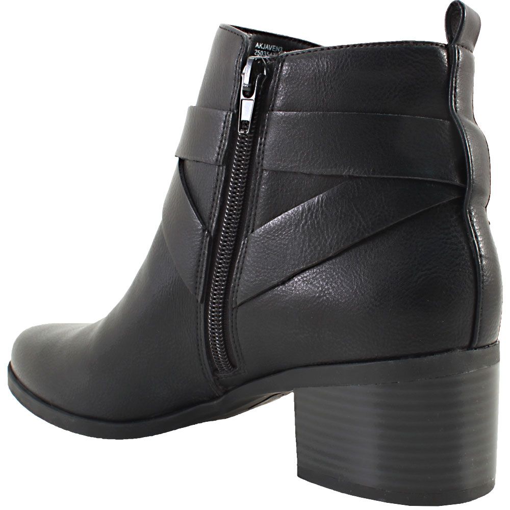 Anne Klein Javen Ankle Boots - Womens Black Back View
