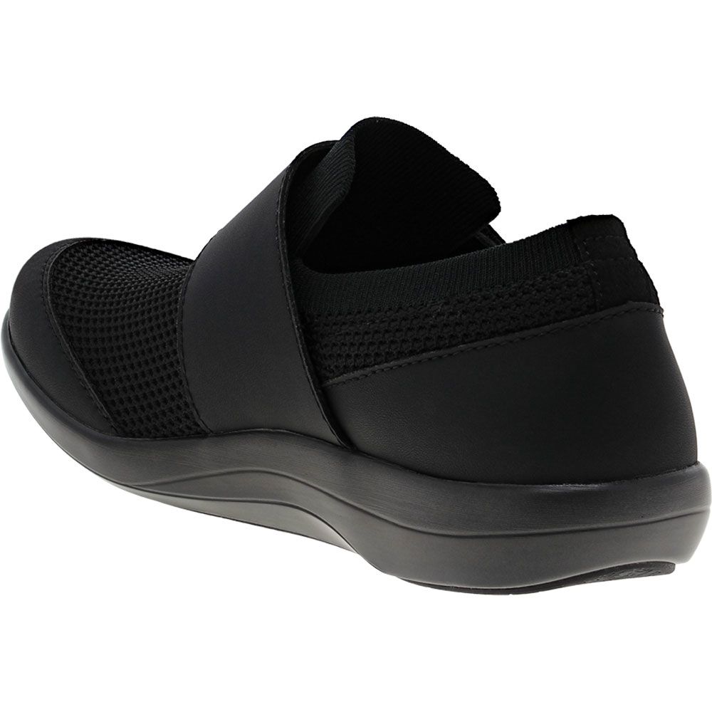 Alegria Dasher Walking Shoes - Womens Black Out Back View