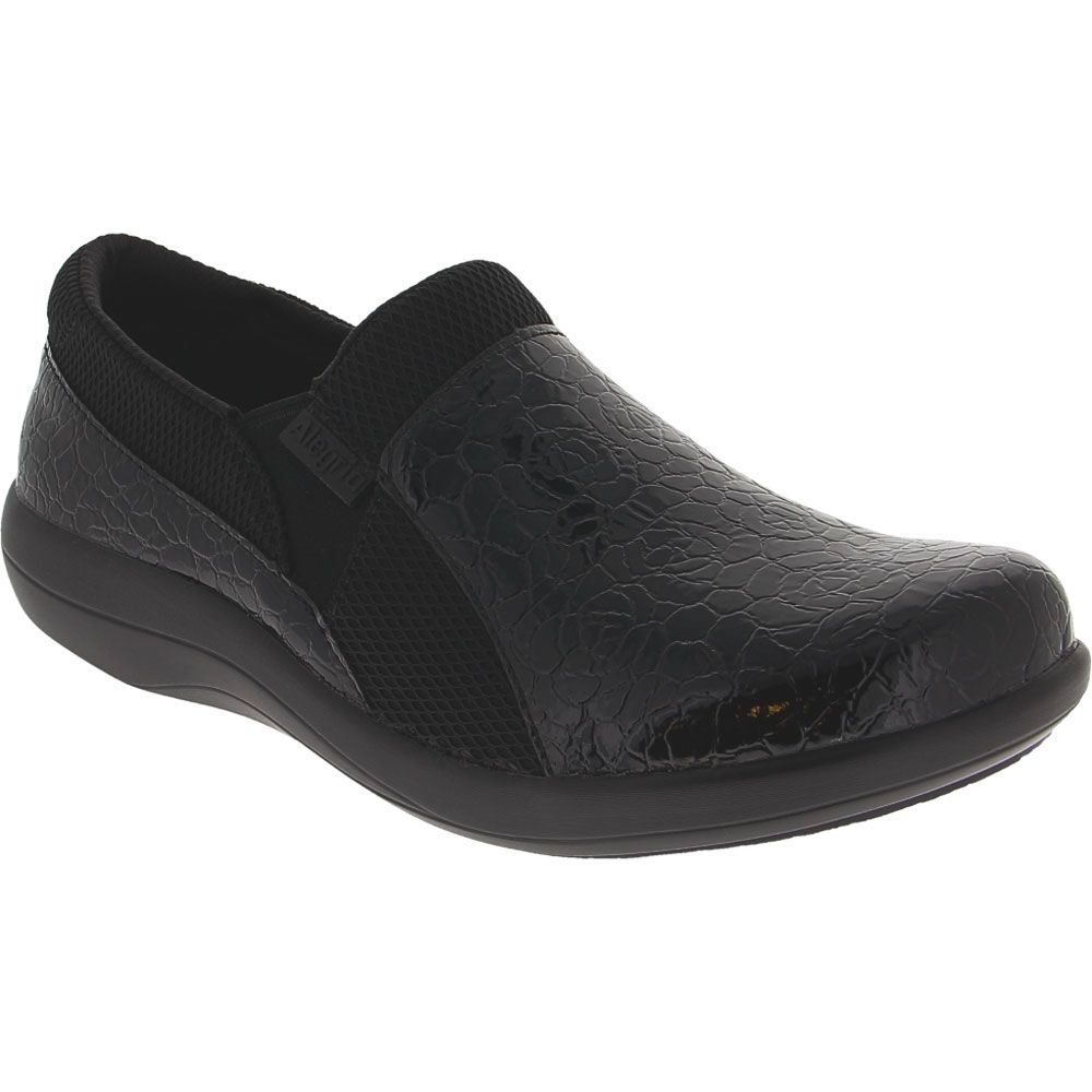 Alegria Duette Slip on Casual Shoes - Womens Black