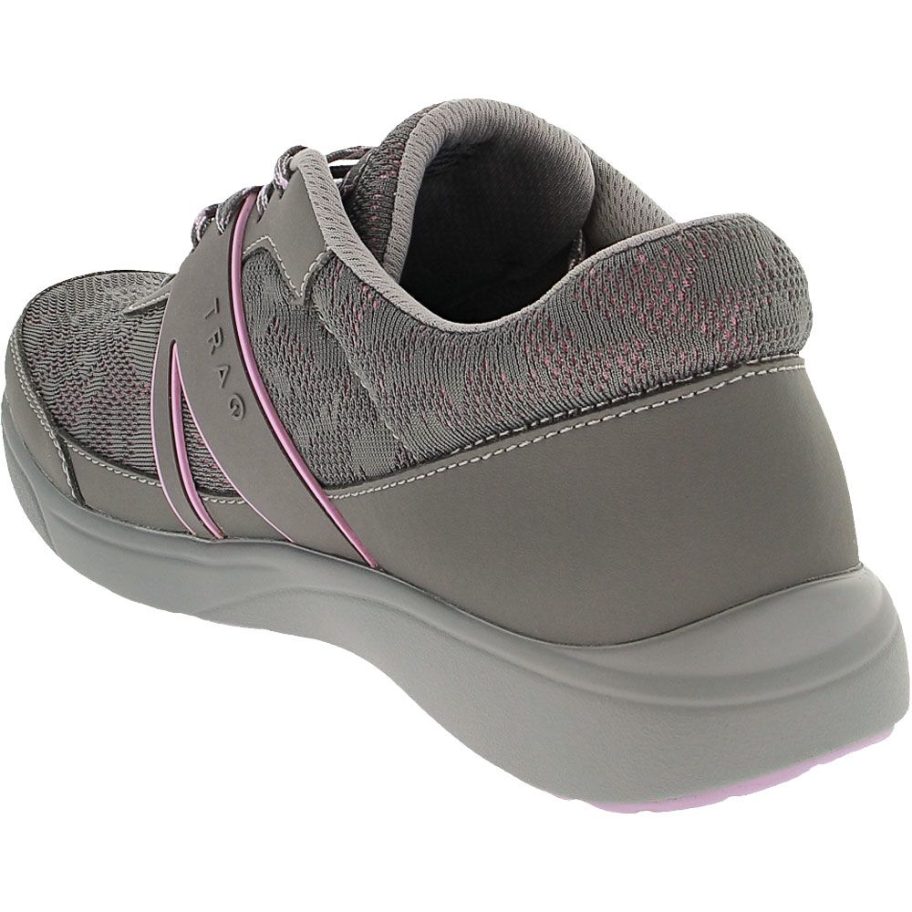 Alegria Qarma Walking Shoes - Womens Grey Back View