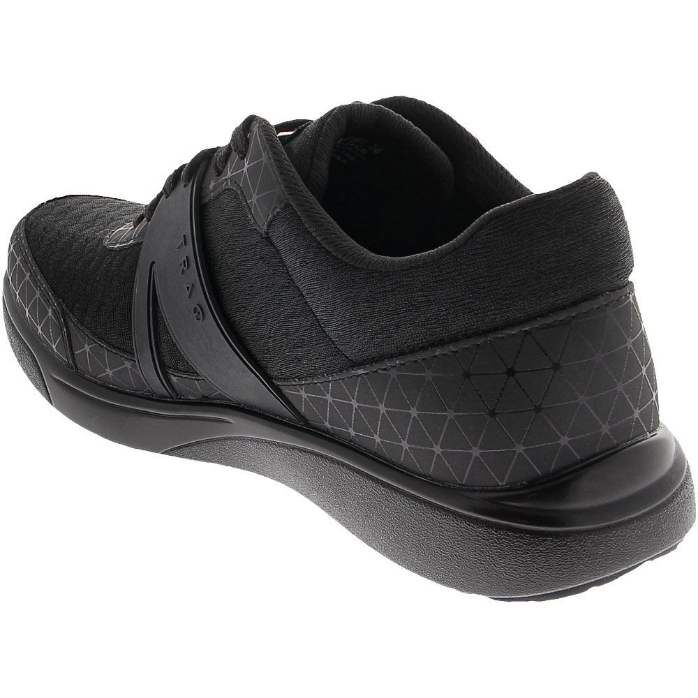 Alegria Qarma Walking Shoes - Womens Black Black Black Back View