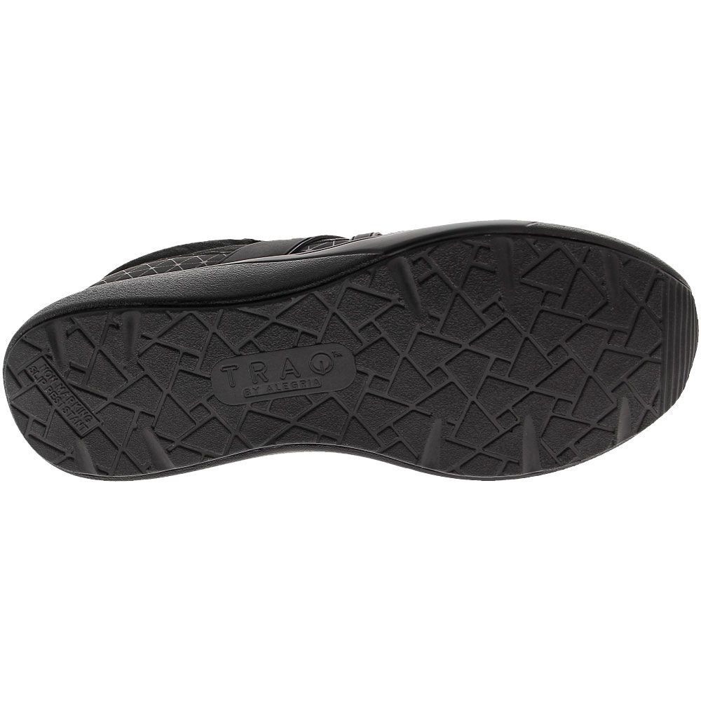 Alegria Qarma Walking Shoes - Womens Black Black Black Sole View