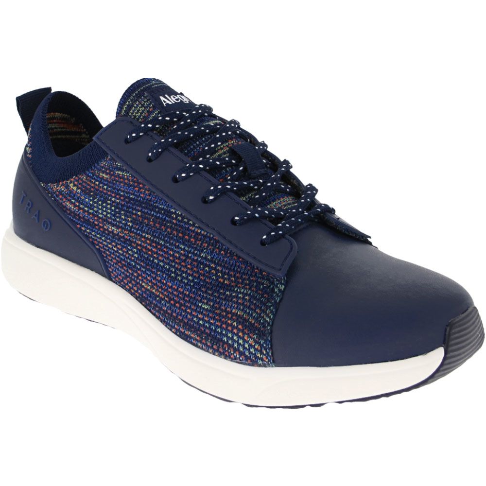 Alegria Qest Walking Shoes - Womens Navy Multi Colored
