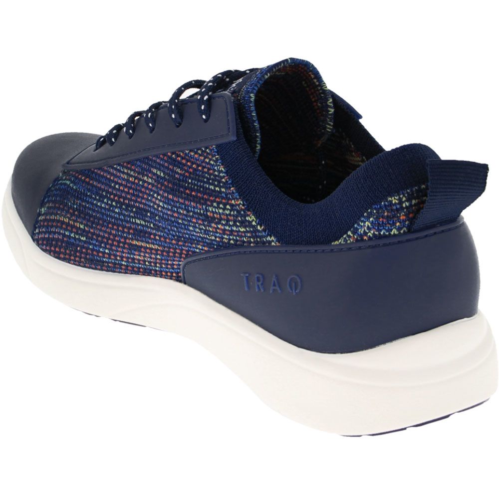 Alegria Qest Walking Shoes - Womens Navy Multi Colored Back View