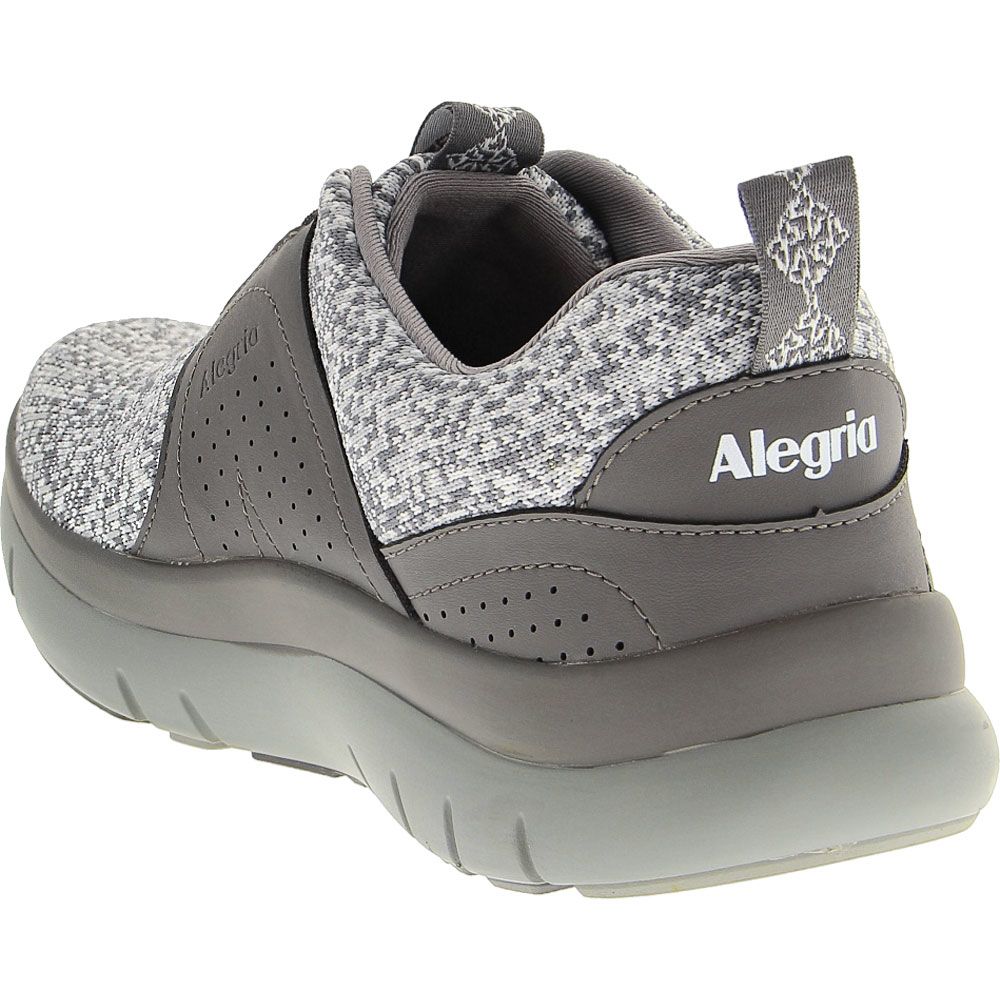 Alegria Rotation Slip on Casual Shoes - Womens Grey Back View