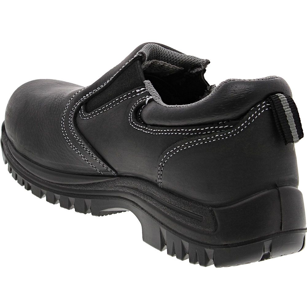 Avenger Work Boots 7169 Foreman Womens Composite Toe Work Shoes Black Back View