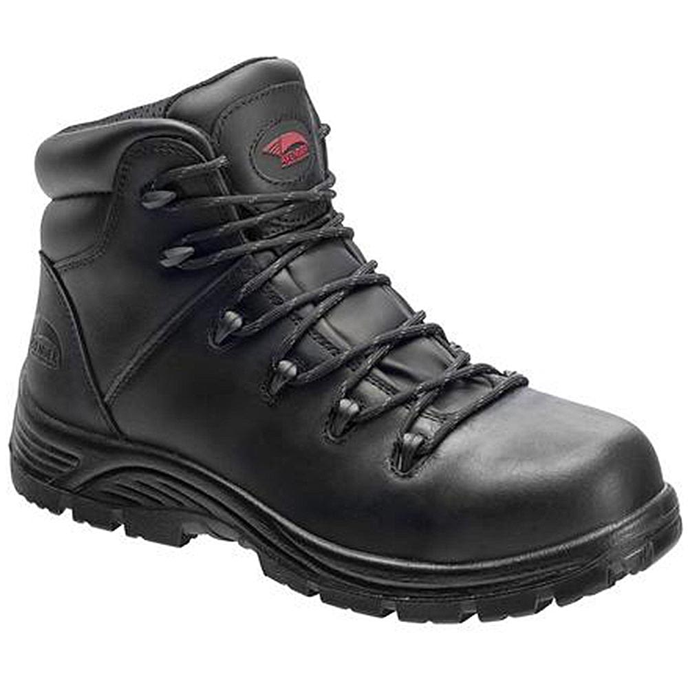 Avenger Safety Footwear 7223 Composite Toe EH Boots - Mens Black