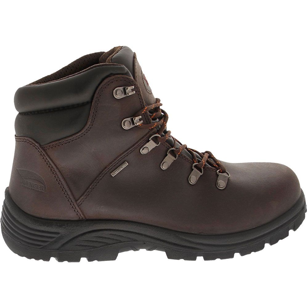 Avenger Work Boots 7225 Safety Toe Work Boots - Mens Brown