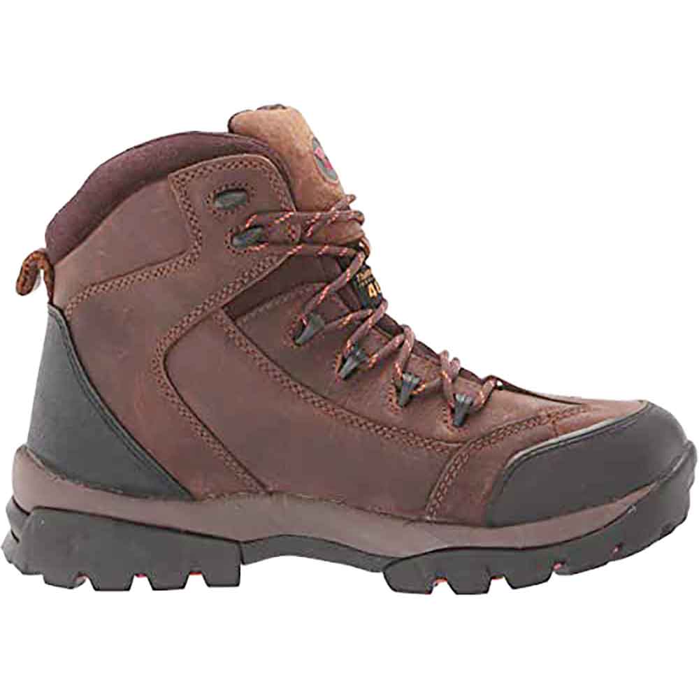 Avenger Safety Footwear 7264 Composite Toe Work Boots - Mens Brown Side View