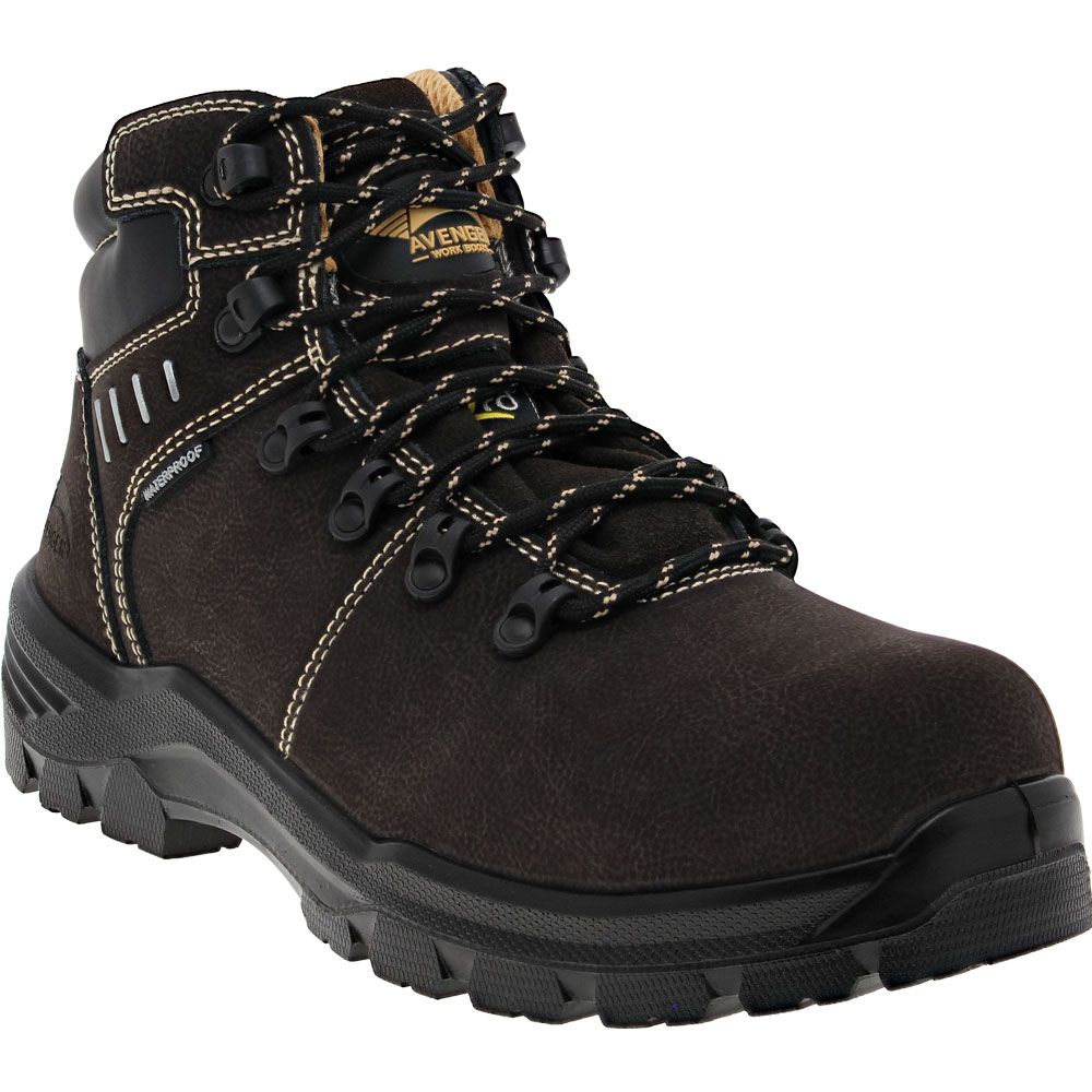Avenger Foundation Met Composite Toe Work Boots - Womens Brown