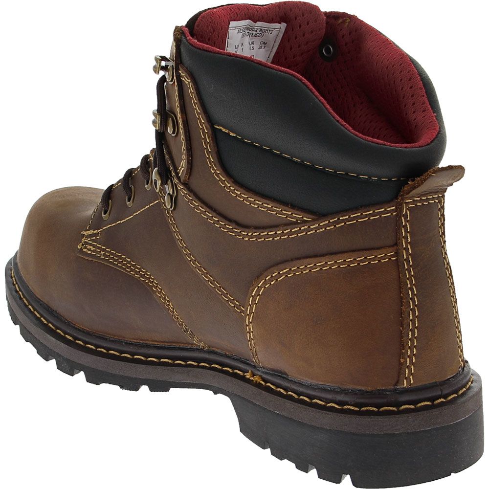 Avenger Work Boots Sabre 7536 Safety Toe Work Boots - Mens Brown Back View