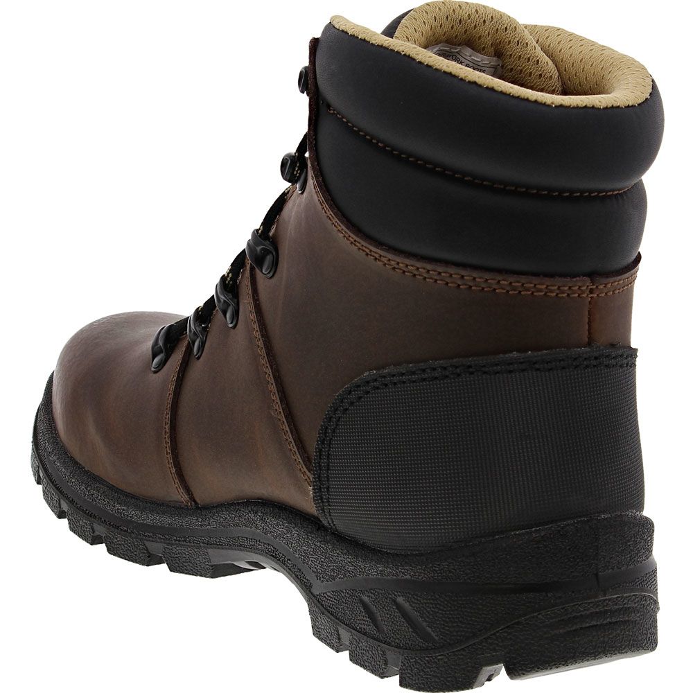 Avenger Work Boots Builder Safety Toe Work Boots - Mens Brown Back View