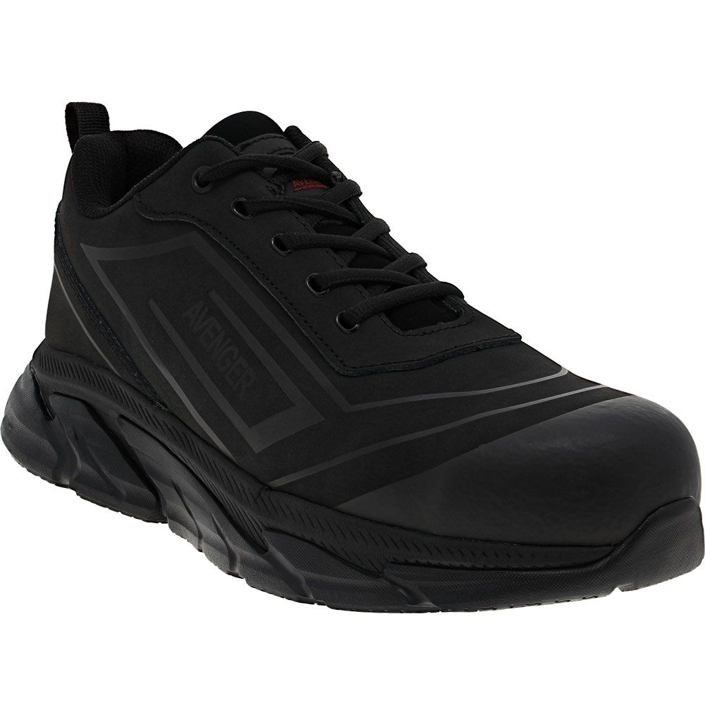 Avenger Work Boots K4 Tactical Athletic Safety Toe Work Shoes - Mens Black