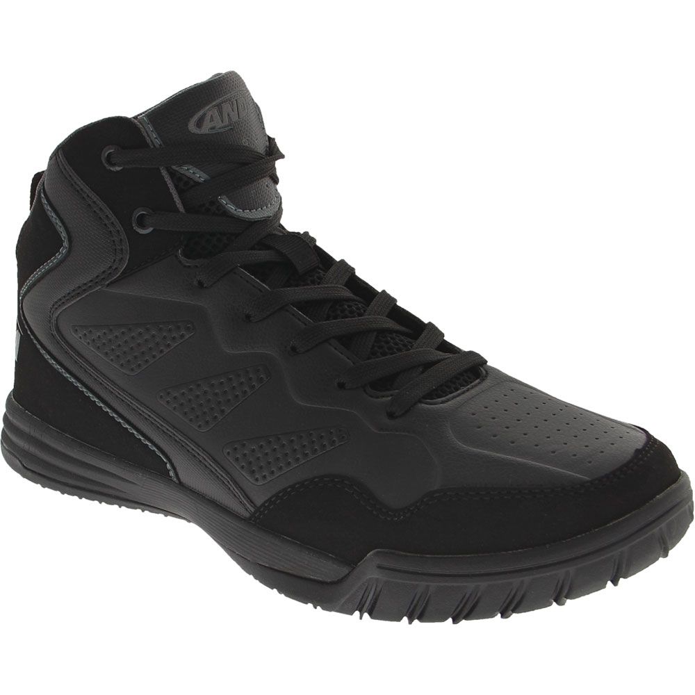And 1 Baseline Basketball Shoes - Mens Black Asphalt