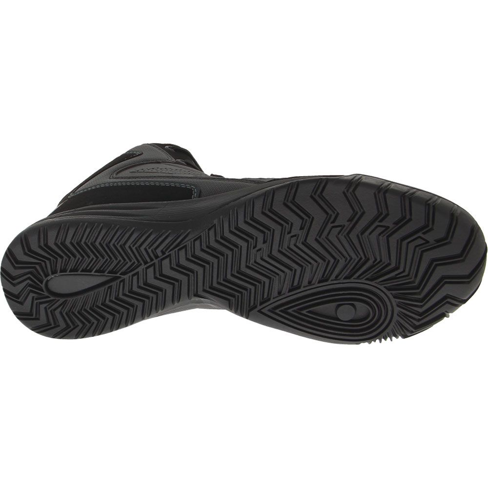 And 1 Baseline Basketball Shoes - Mens Black Asphalt Sole View