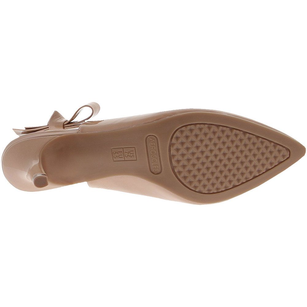 Aerosoles Frame Of Mind Dress Shoes - Womens Taupe Sole View