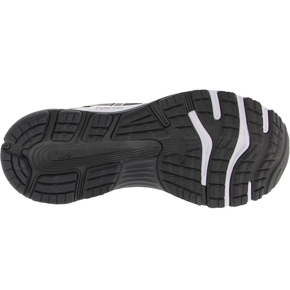 ASICS Gel Nimbus 21 Running Shoes - Mens Black Grey Sole View