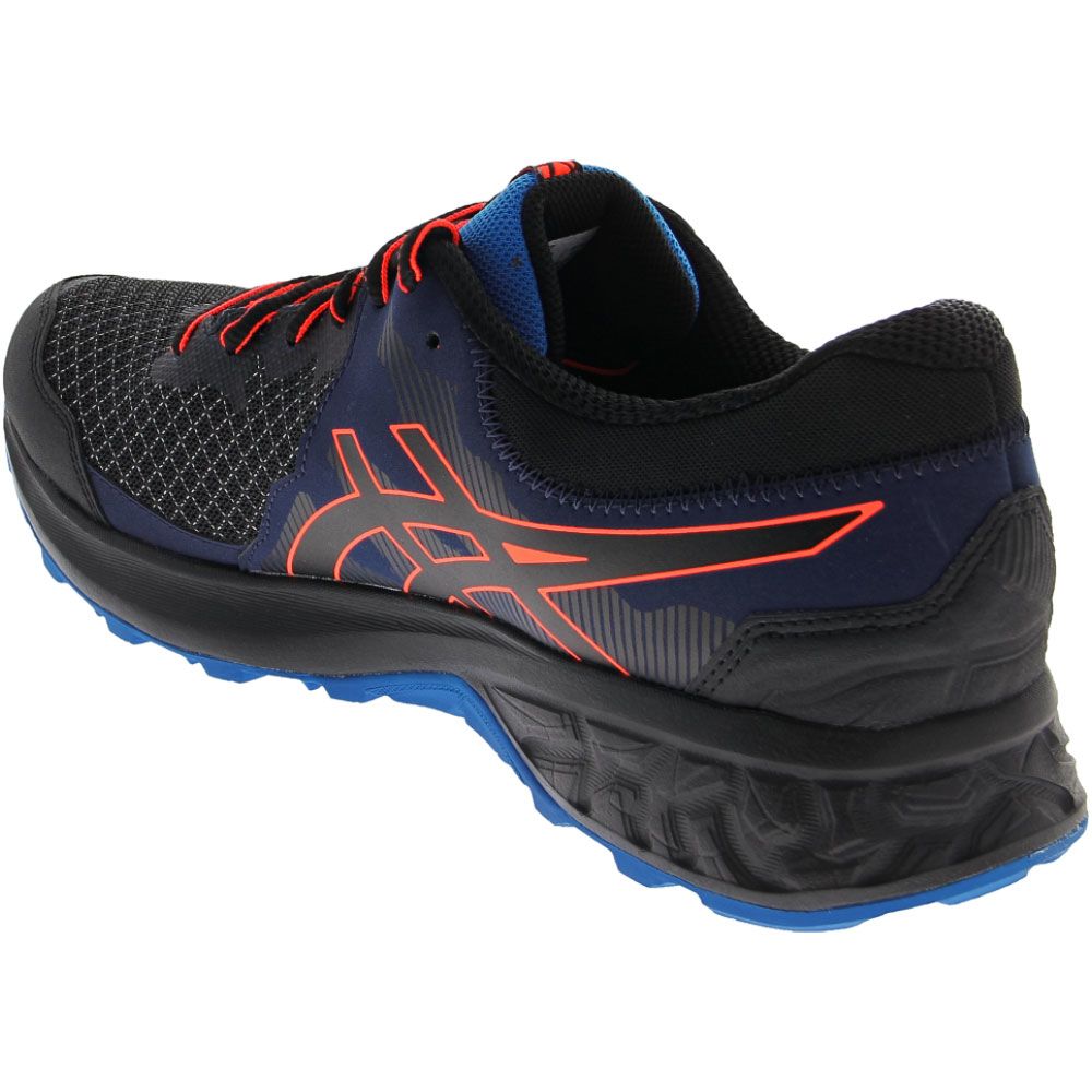 ASICS Gel Sonoma 4 Trail Running Shoes - Mens Black Pink Back View
