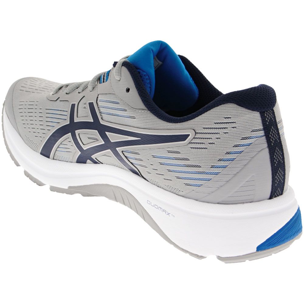 ASICS Gt 1000 8 Running Shoes - Mens Mid Grey Peacoat Back View