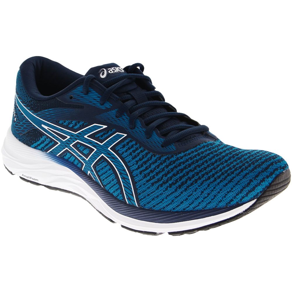 ASICS Gel Excite 6 Twist Running Shoes - Mens Blue Expanse White