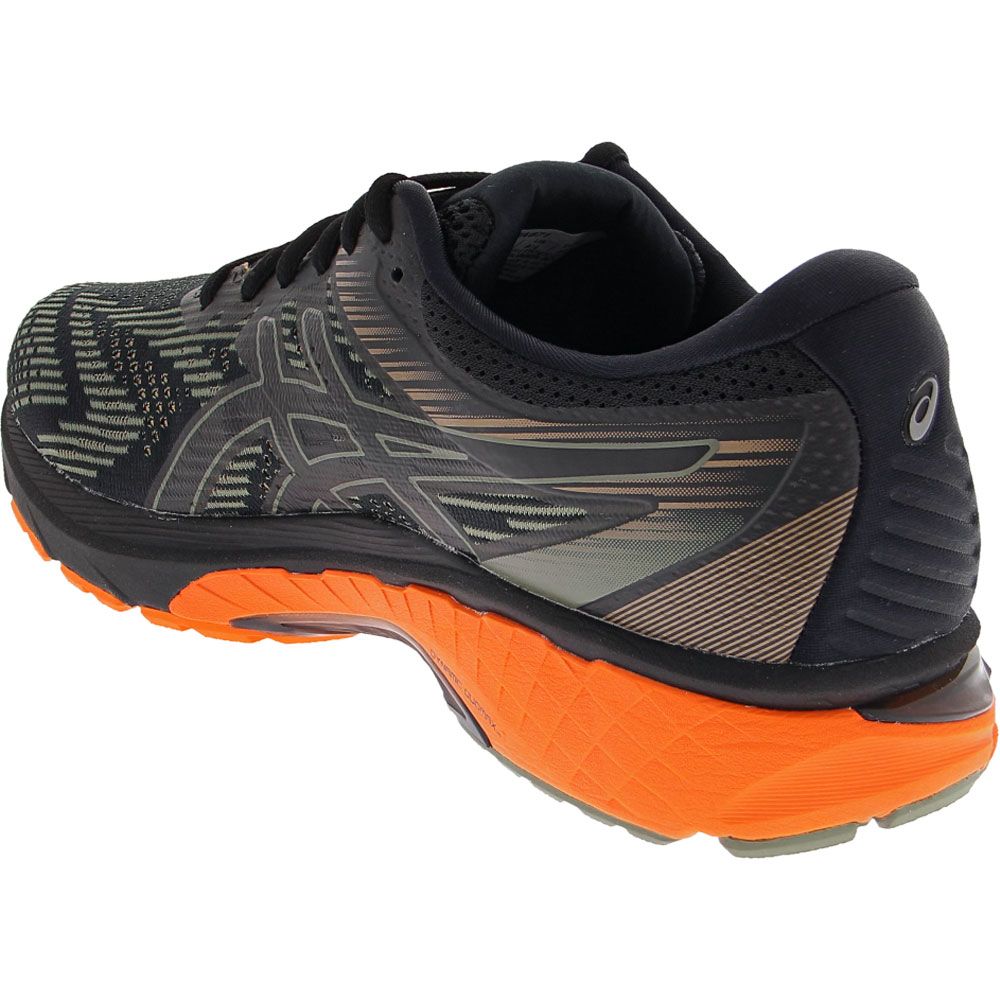 ASICS Gt 2000 8 Trail Running Shoes - Mens Black Lichen Green Back View