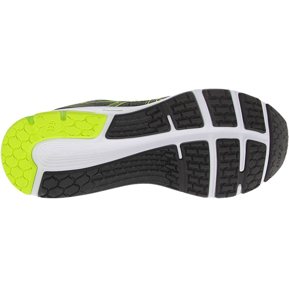 ASICS Gel Pulse 12 Running Shoes - Mens Black Hazard Green Sole View
