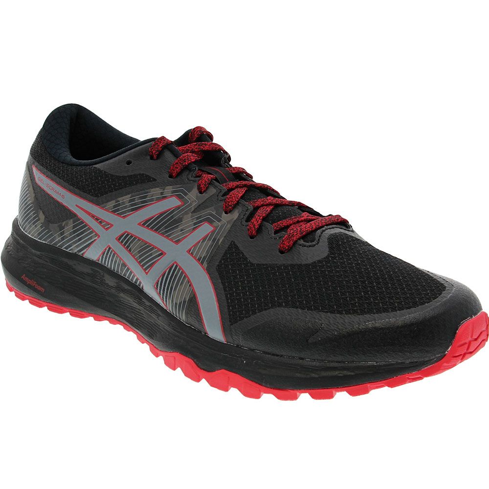 ASICS Gel Scram 6 Trail Running Shoes - Mens Black Sheet Rock
