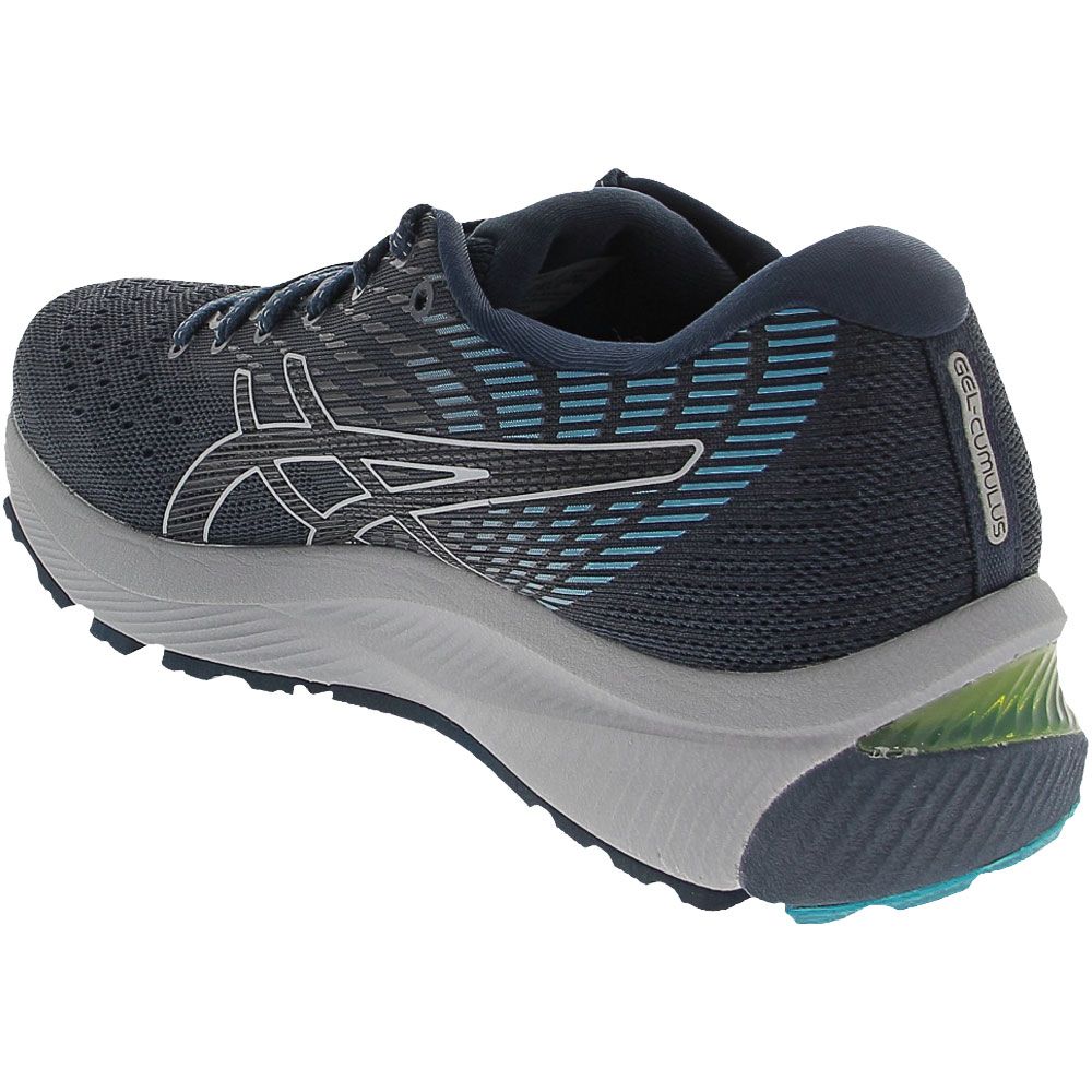 ASICS Gel Cumulus 22 Running Shoes - Mens French Blue Black Back View