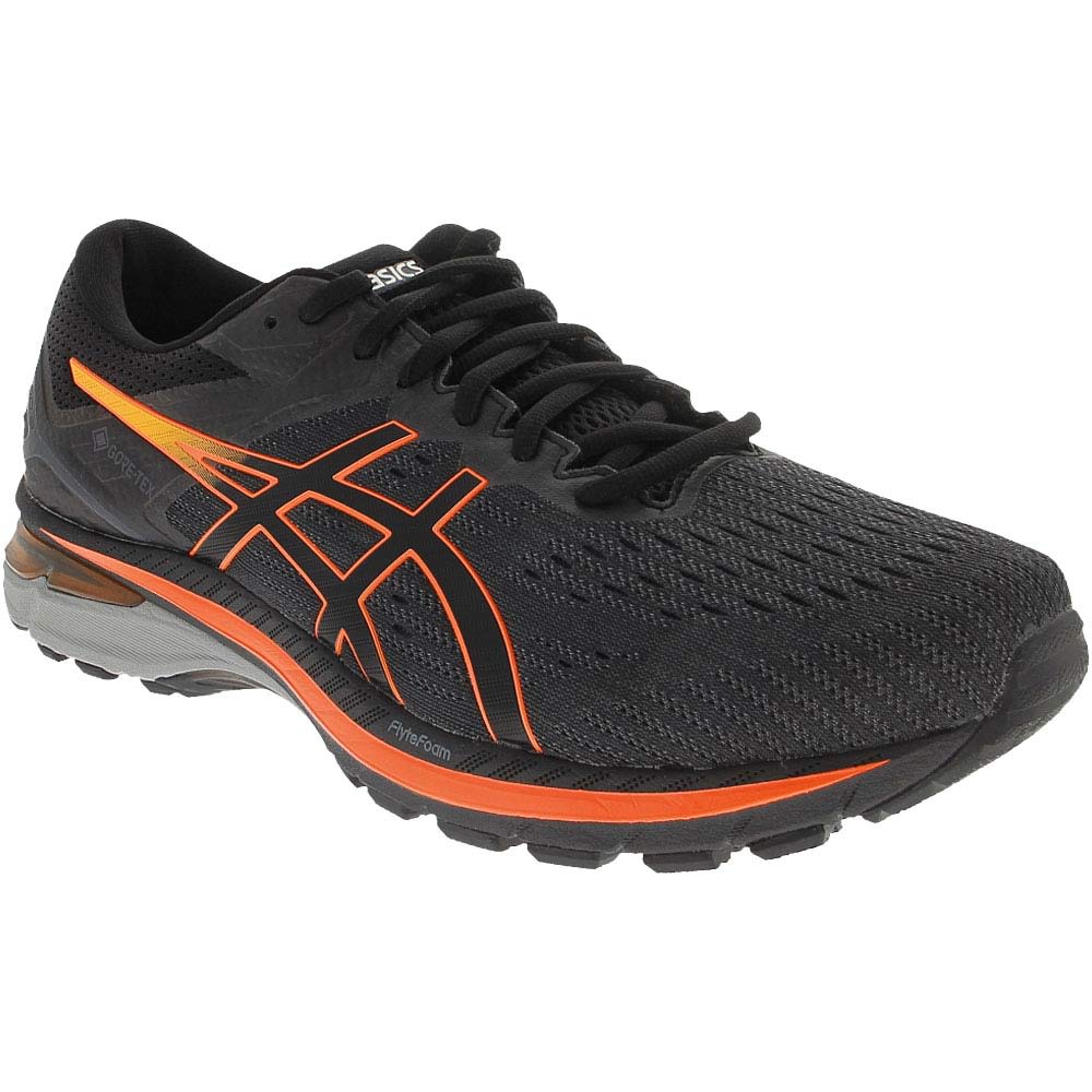 ASICS Gt 2000 9 Gtx Trail Running Shoes - Mens Black Marigold Orange