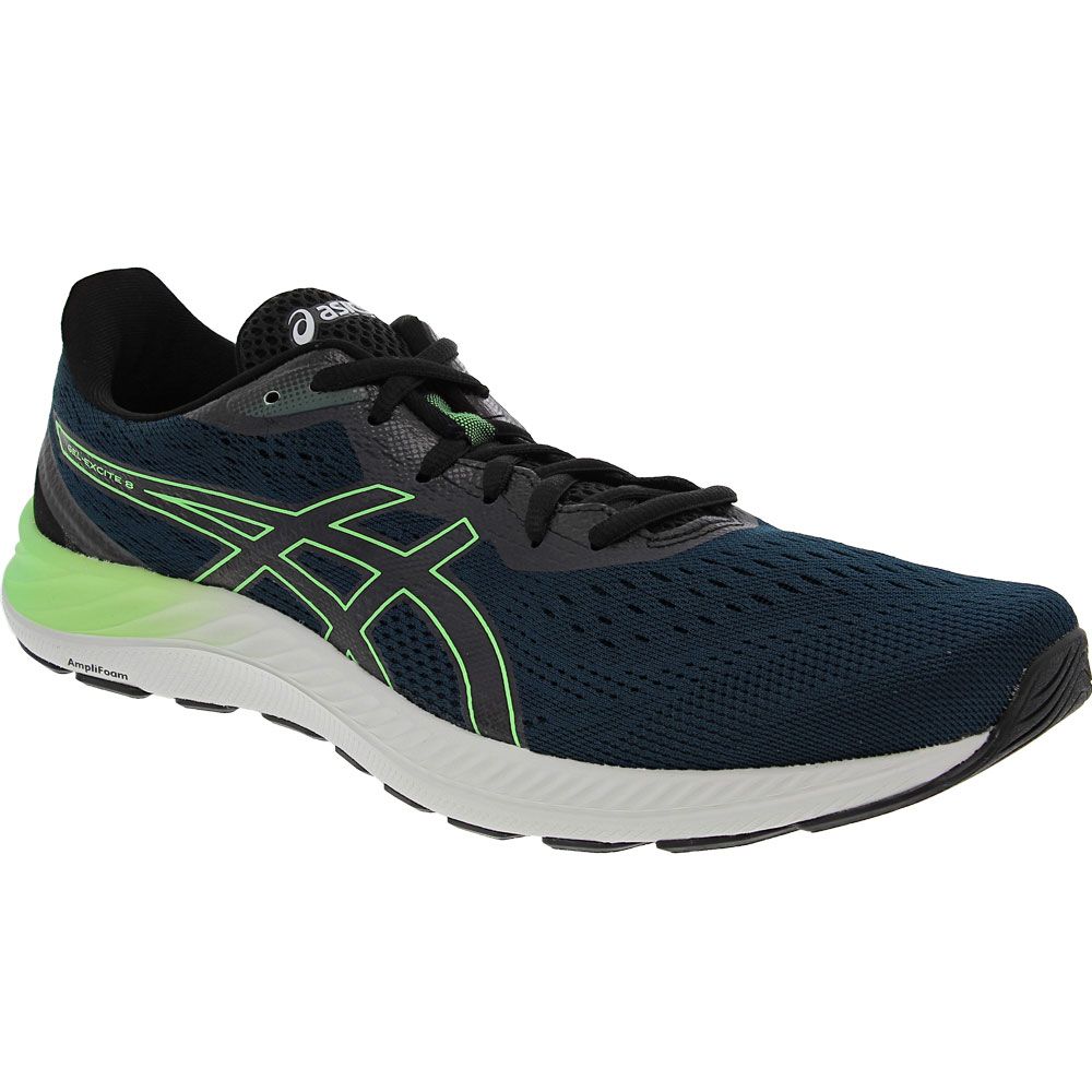 ASICS Gel Excite 8 Running Shoes - Mens French Blue Bright Lime