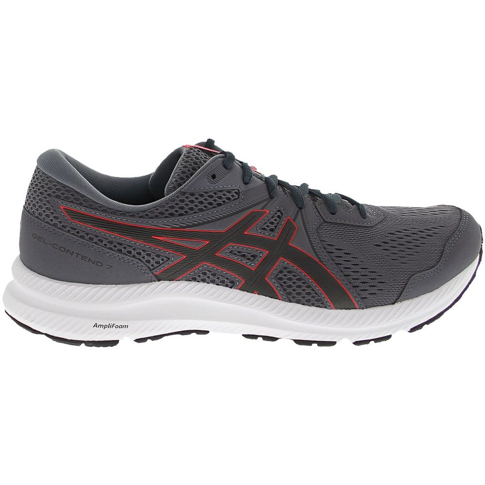 'ASICS Gel Contend 7 Running Shoes - Mens Carrier Grey Classic Red