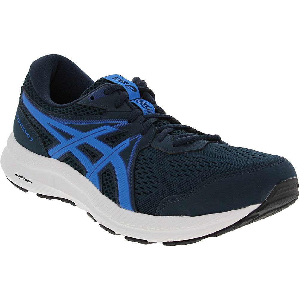 ASICS Gel Contend 7 Running Shoes - Mens French Blue Electric Blue