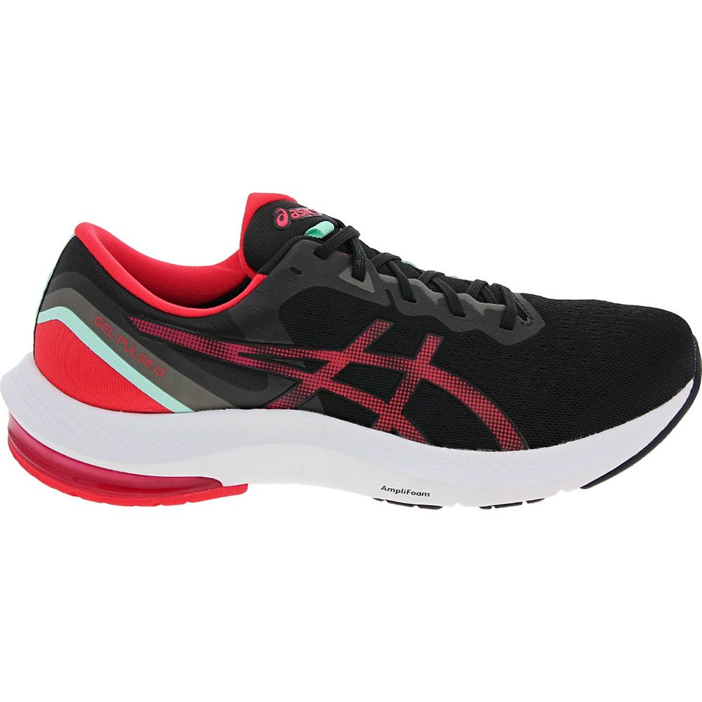 ASICS Gel Pulse 13 Running Shoes - Mens Black Electric Red Side View