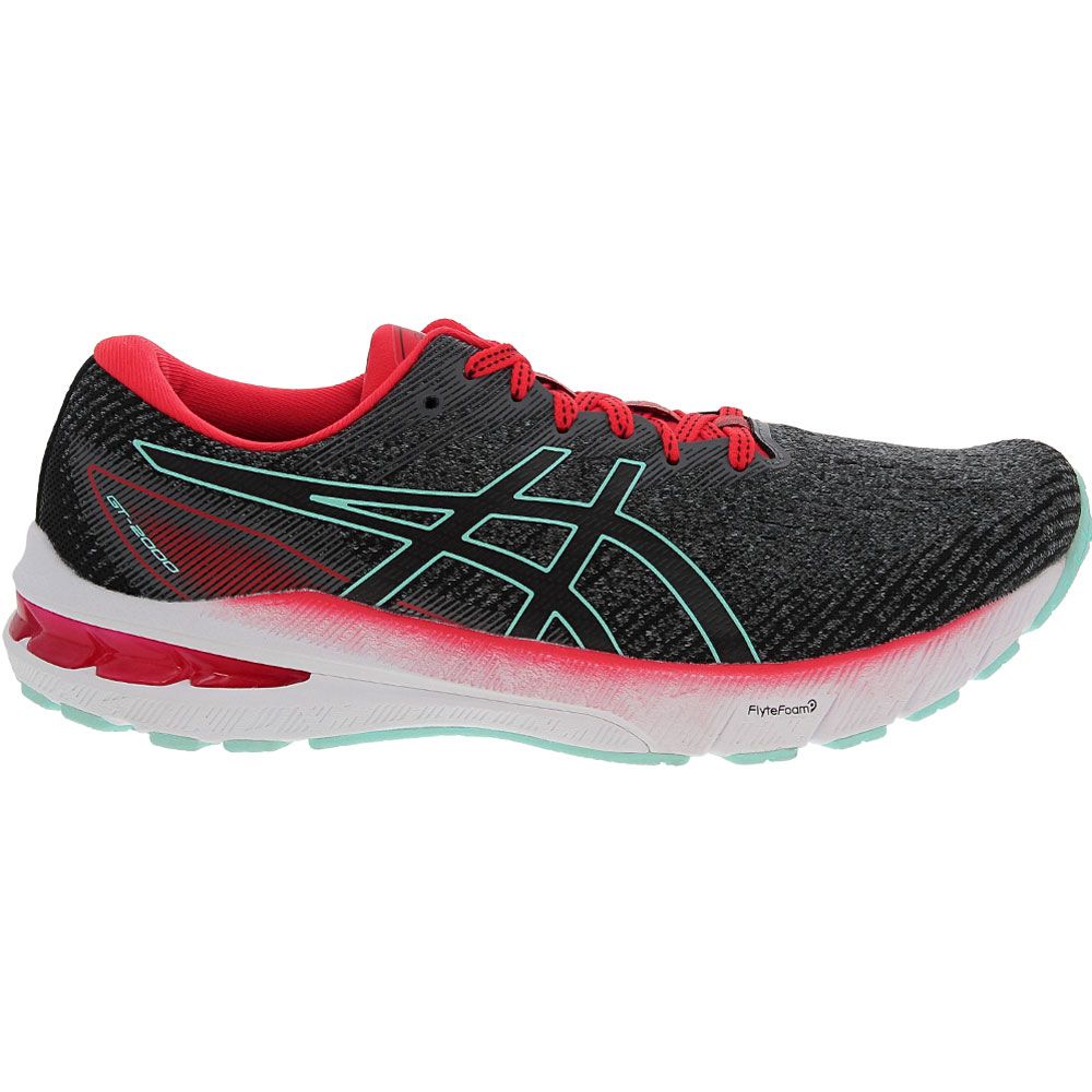 ASICS GT-2000 10 Mens Running Shoes Metropolis Electric Red Side View