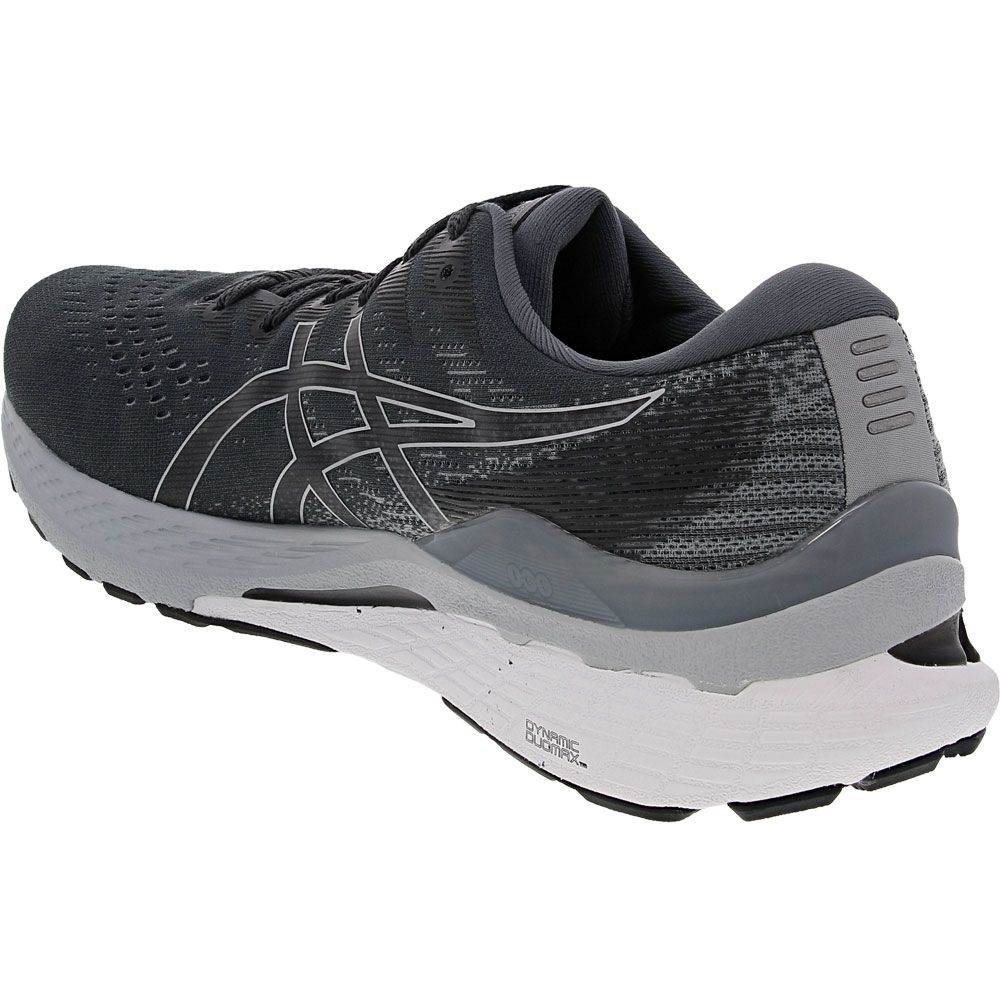 ASICS Gel Kayano 28 Running Shoes - Mens Carrier Grey Black Back View