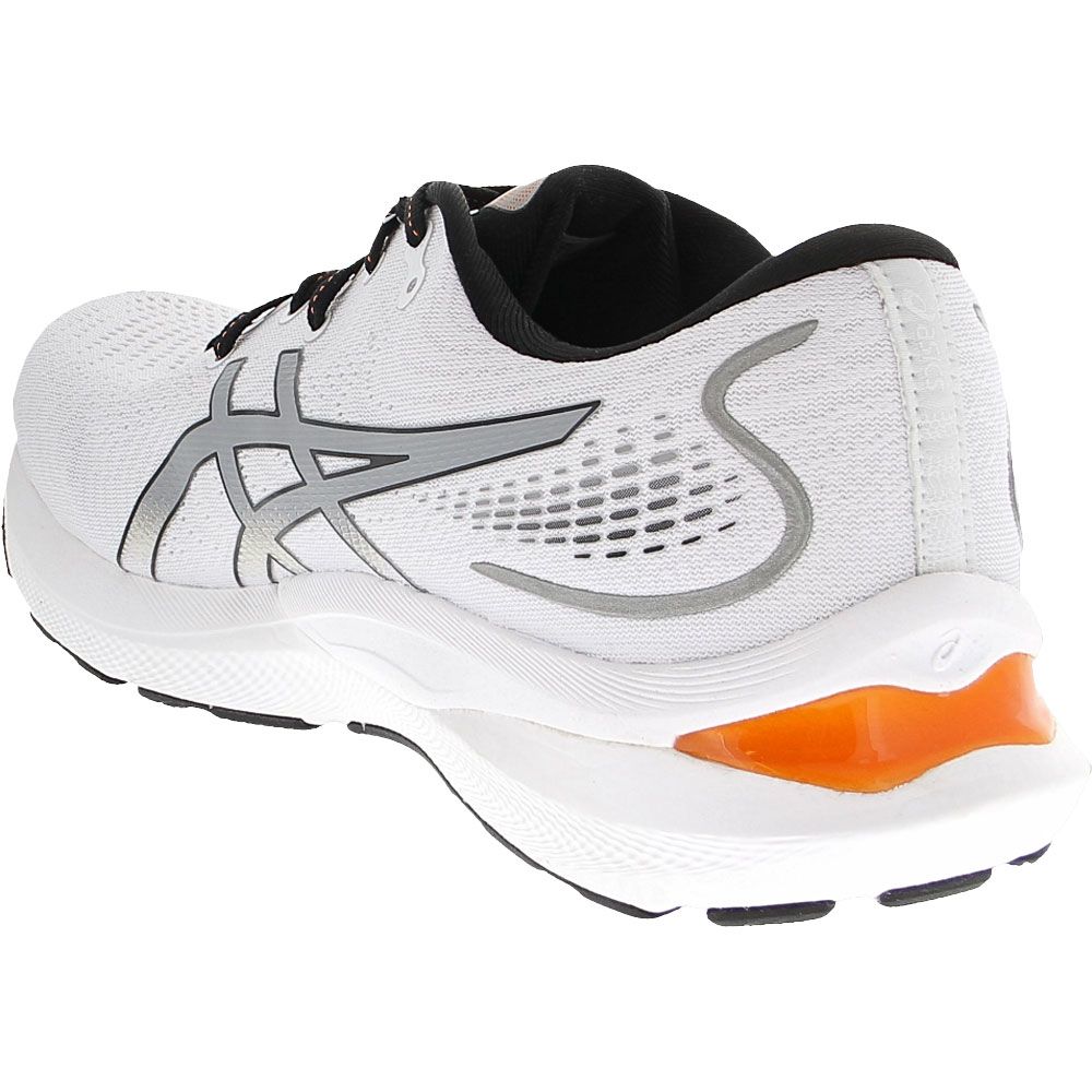 ASICS Gel Cumulus 24 Running Shoes - Mens White Piedmont Grey Back View