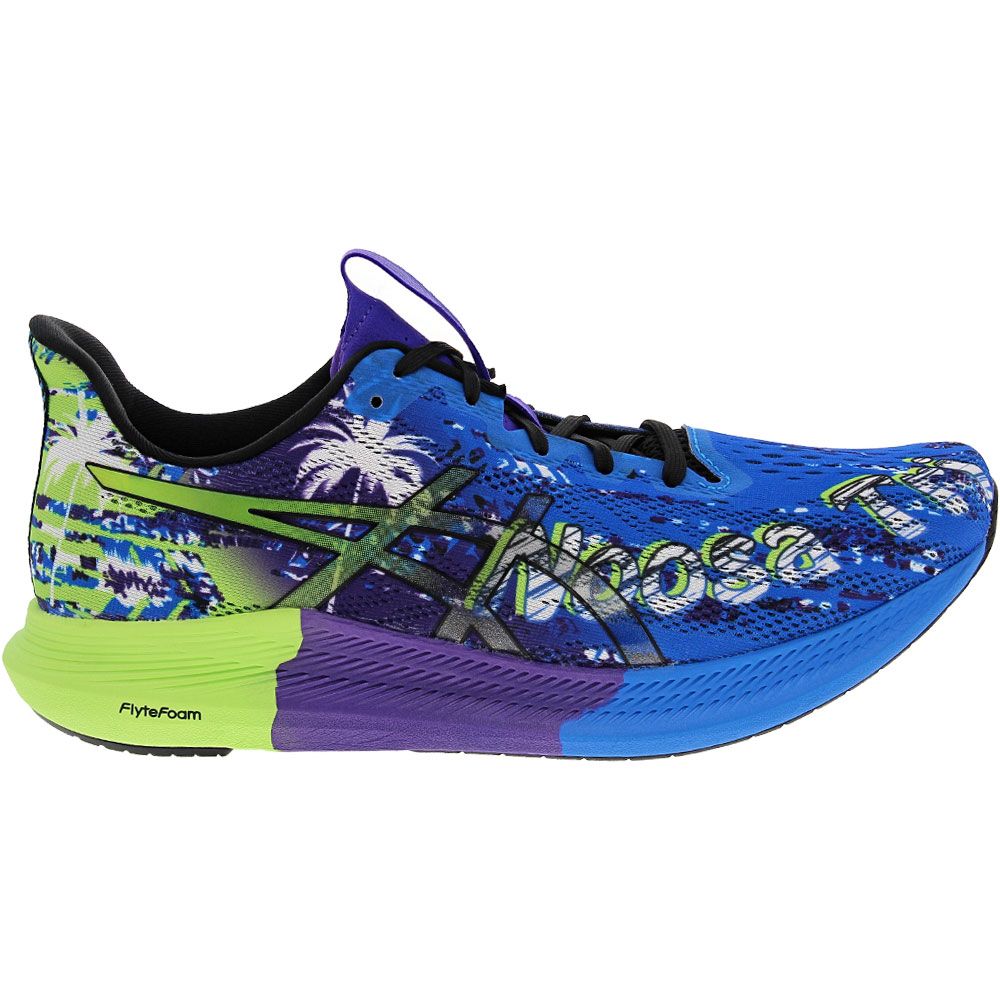 ASICS Noosa Tri 14 Running Shoes - Mens Electric Blue Black Side View