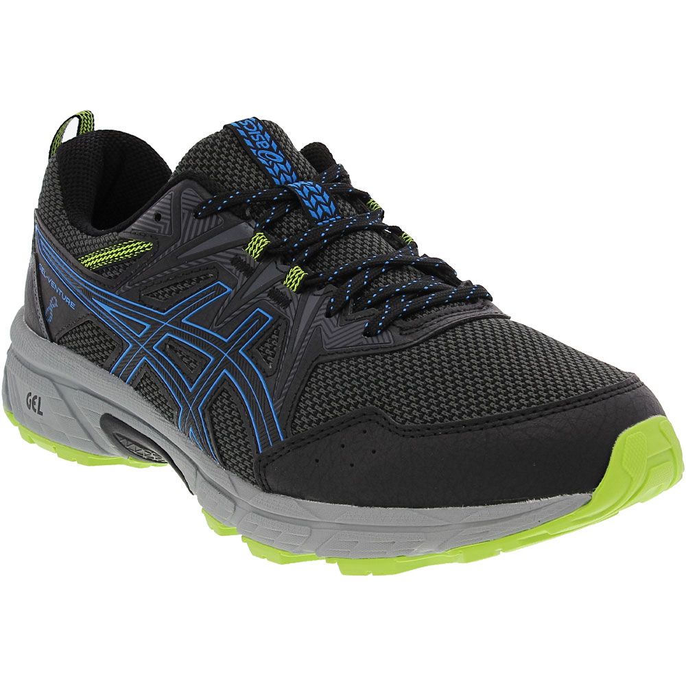 ASICS Gel Venture 8 Trail Running Shoes - Mens Black Directoire Blue