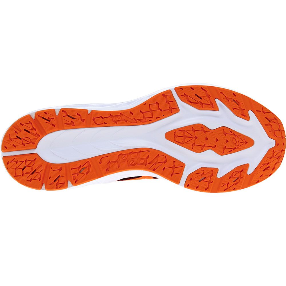 ASICS Dynablast 3 Running Shoes - Mens Black Bright Orange Sole View