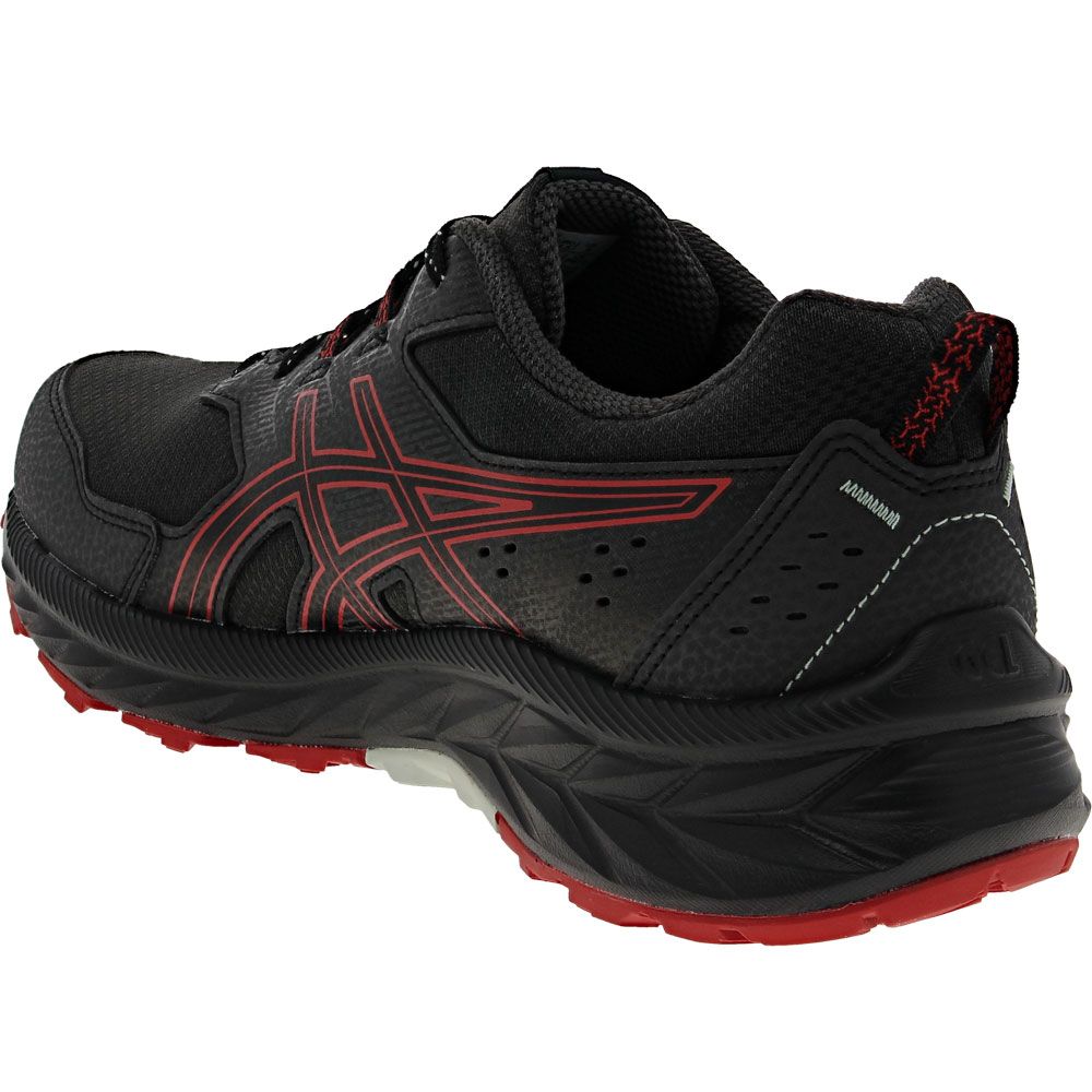 ASICS Gel Venture 9 Trail Running Shoes - Mens Graphite Grey Spice Back View