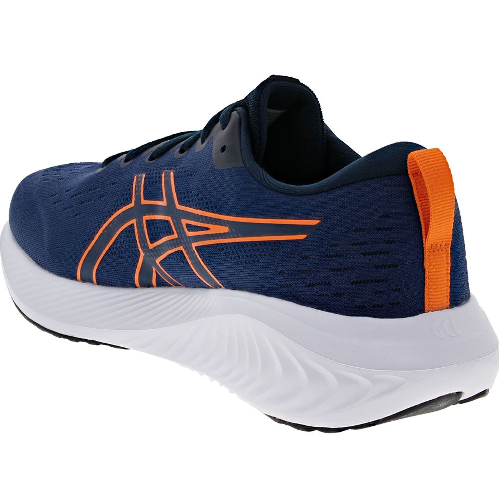 ASICS Gel Excite 10 Running Shoes - Mens Deep Ocean Bright Orange Back View