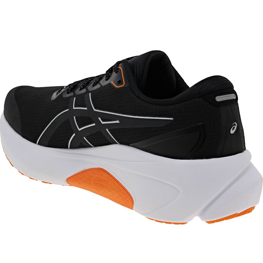 ASICS Gel Kayano 30 Lite Sho Running Shoes - Mens Black Pure Silver Back View