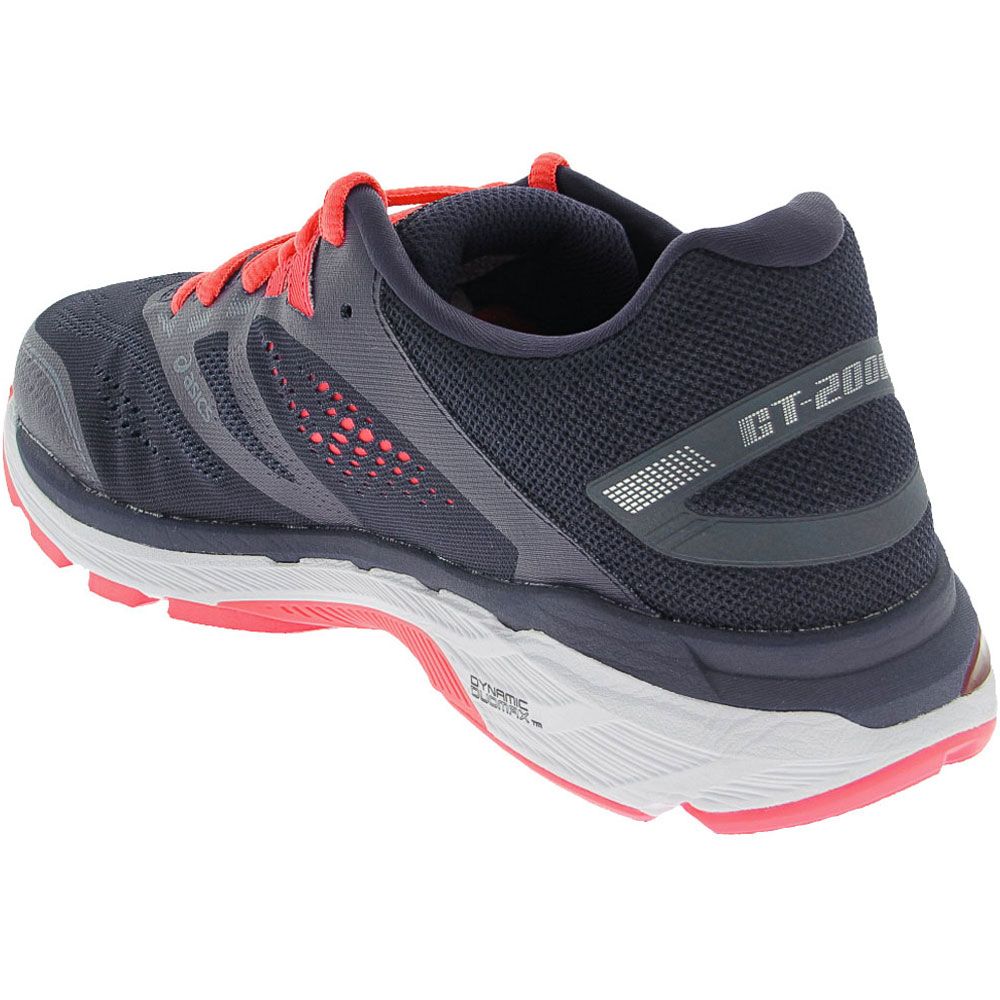 ASICS Gt 2000 7 Running Shoes - Womens Peacoat Silver Back View