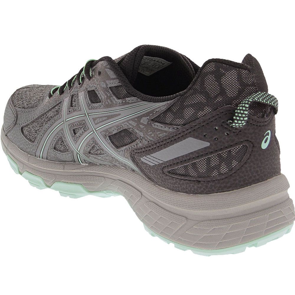 ASICS Gel Venture 6 Mx Trail Running Shoes - Womens Steel Grey Icy Morning Back View