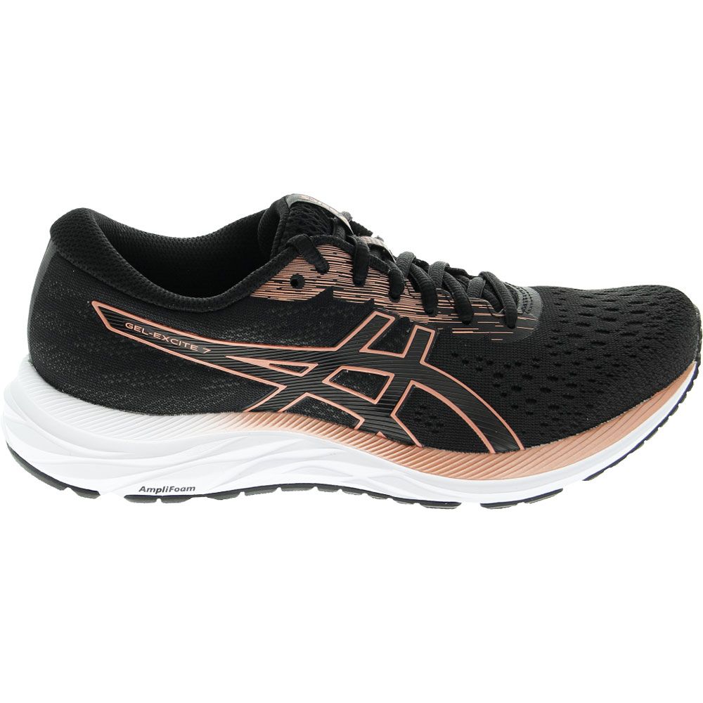 ASICS Gel Excite 7 Running Shoes - Womens Black Side View