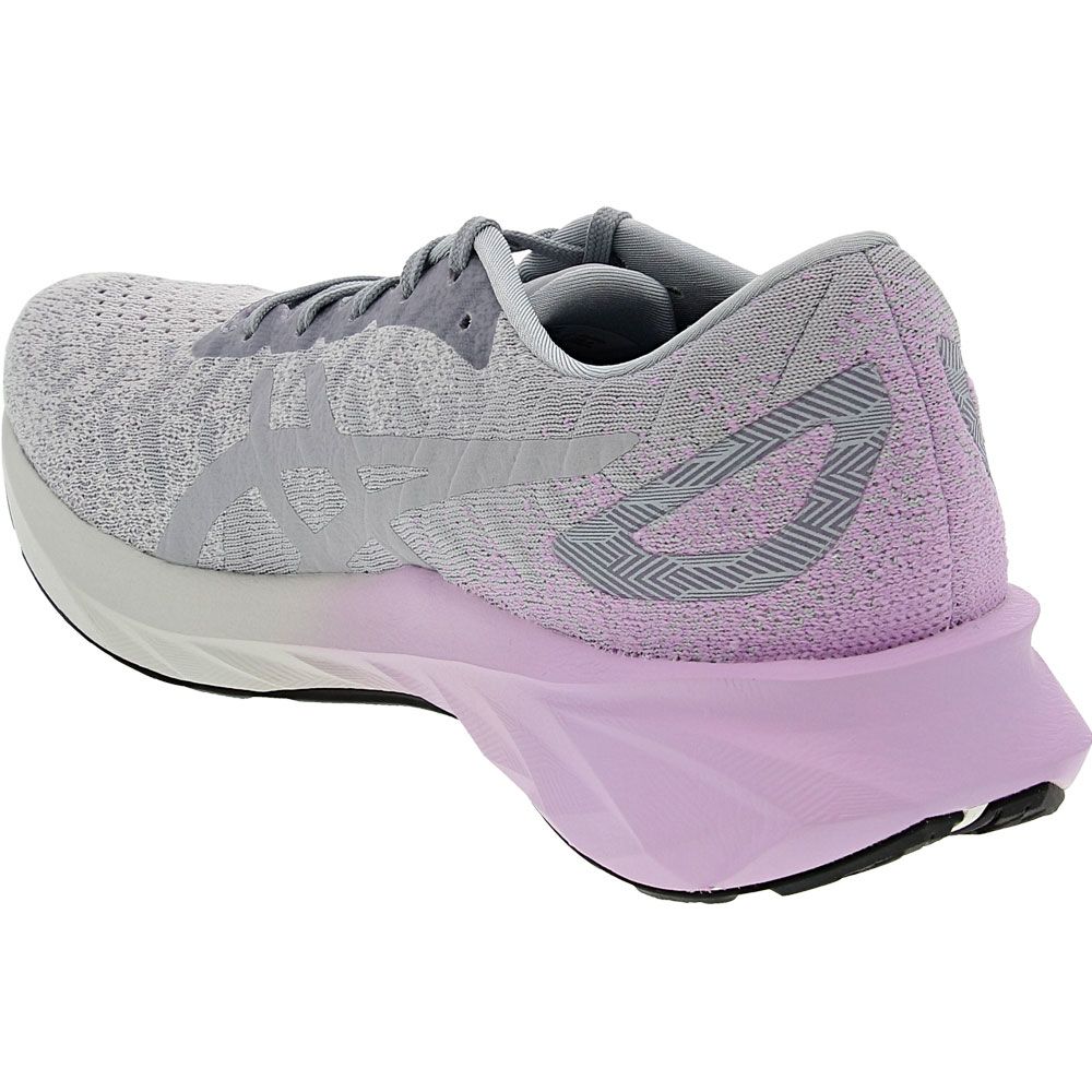 ASICS Dynablast Running Shoes - Womens Piedmont Grey Sheet Rock Back View
