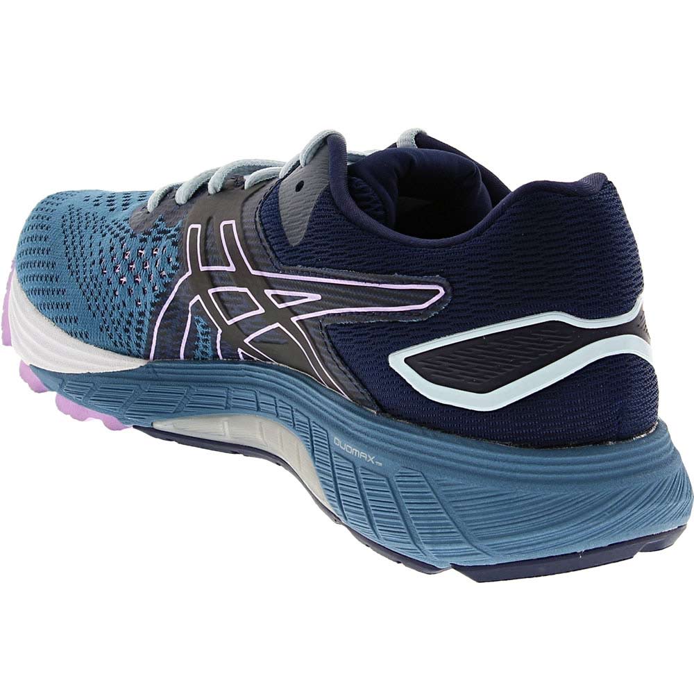 ASICS Gt 4000 2 Running Shoes - Womens Grey Floss Peacoat Back View