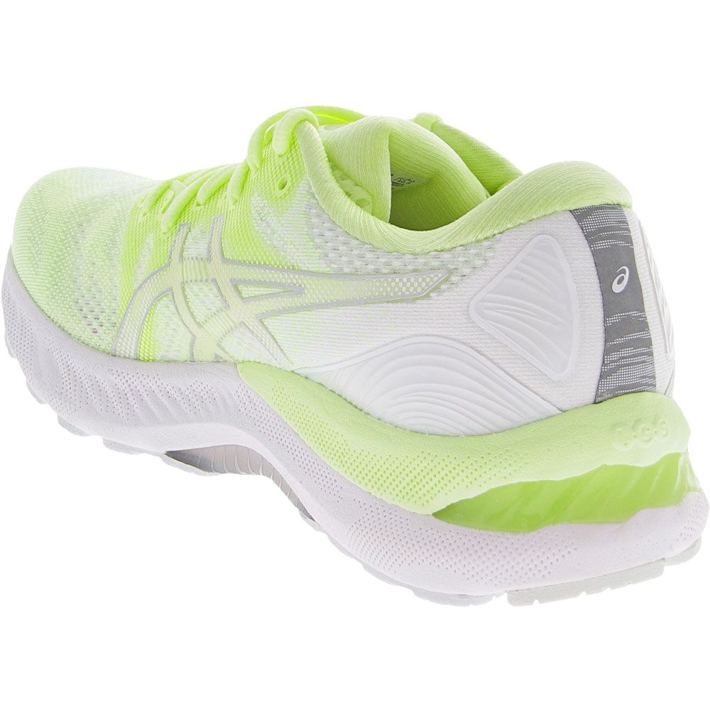 ASICS Gel Nimbus 23 Running Shoes - Womens Illuminate Yellow Pure Silver Back View