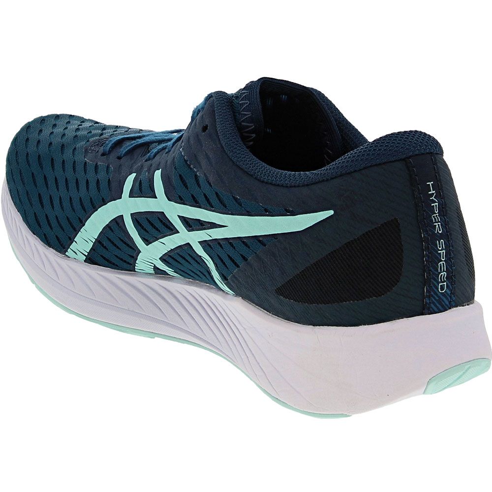 ASICS Hyper Speed Running Shoes - Womens Mako Blue Clear Blue Back View
