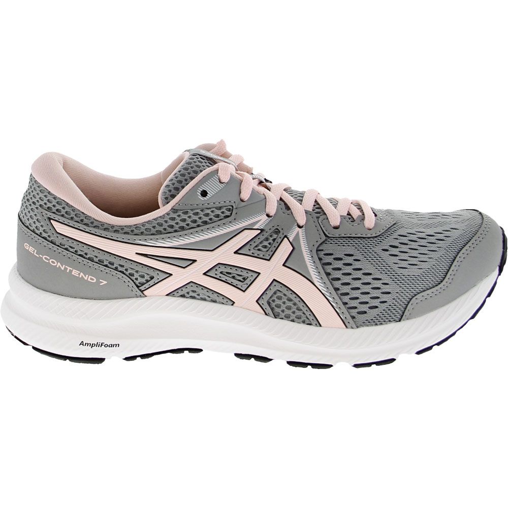 ASICS Gel Contend 7 Running Shoes - Womens Sheet Rock Pink Salt Side View
